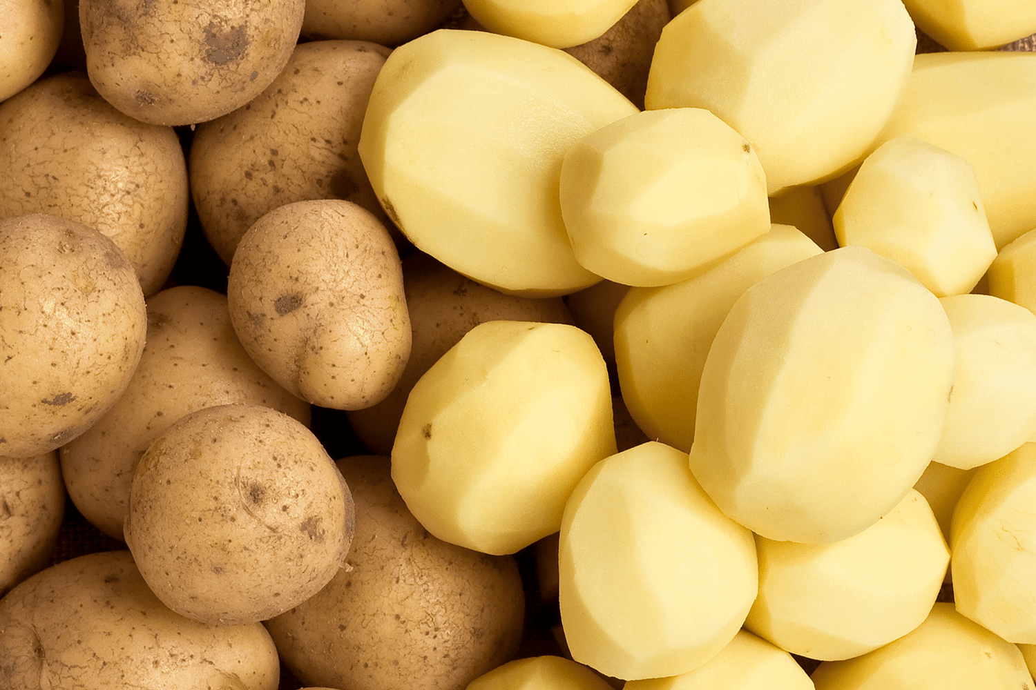 Freshly Cut Potato